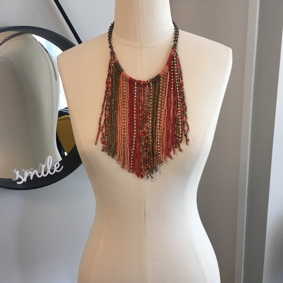 Jewelry - Beaded tassel necklace